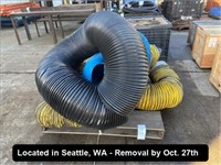 LOT, ASSORTED VENTILATION DUCTING ON THIS PALLET