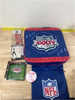 Super Bowl XXXIV Seat Cushion with Collectables