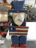 Wooden Uncle Sam Sitter Decoration 4th July