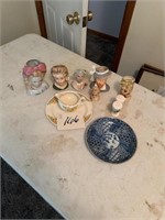 HAND PAINTED NIPPON LADY VASE HEADS & MISC.