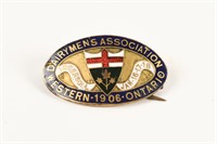 DAIRYMENS ASSOCIATION 1906 WESTERN ONTARIO PIN