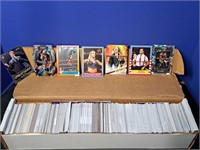 900+ Assorted Wrestling Cards Box (M1)