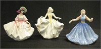 Three Royal Doulton ceramic figures