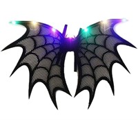 New, Halloween Light Bat Wings Cosplay Costume 3D