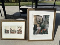 Two frames art prints 19”x15”
18”x22”