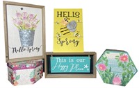 Nesting Gift Boxes and Spring Wall Art