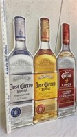 Jose Cuervo thin metal sign