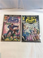 Lot of 2  new universe PSI force comic books