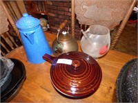 TEA POT, COFFEE POT, COVERED BAKING DISH