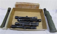 Tasco 34T spotting scope including (5) assorted