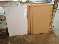 (1) White Board + (3) Bulletin Boards-2ft. x 3ft.