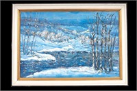 "Early Snowbound" by R.D. Schultz (AM 1915-2007)