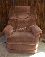 (L) La-Z- Boy Brown Rocker Recliner