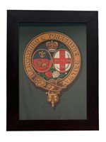 Framed Lancashire and Yorkshire Railway Crest