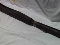 VINTAGE WOOD RIFLE STOCK, CAL UNKNOWN