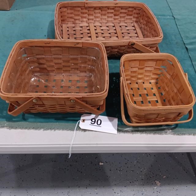 3 Different Size Baskets