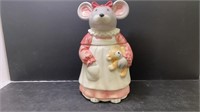 Antique cute Mouse Cookie Jar - approx. 13"h