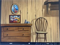 Fievel's American Tale original art background for