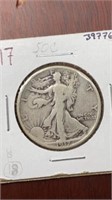 1917 Walking Liberty half dollar