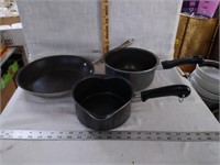 Various Cooking Pans Lot-All Clad, T-Fall, Revere
