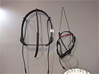 Leather Driving Harness and bridle