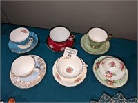 Tea Cups and saucers