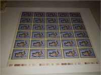 Duck stamps number uncut sheet 1985 Wigeon