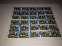 Duck stamps number uncut sheet 1980