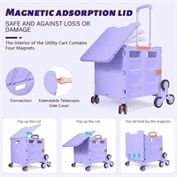 Foldable Utility Cart Collapsible Portable Crate
