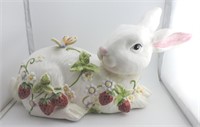 Astor Lane Hand Painted Ceramic Bunny