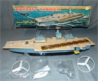 Marx. Battery Operated Aircraft Carrier. Boxed.