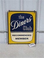 DINERS CLUB 2 -SIDED SIGN - 20 X 24
