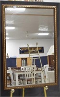 Large Modern Wood and Gilt Frame