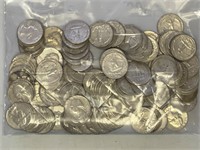 100 - Washington silver quarters
