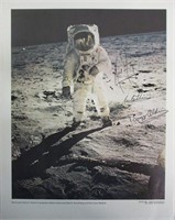 Historic Apollo 11 Crew Signed Lithograph
