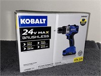 NEW KOBALT 24V MAX 1/2" COMPACT CORDLESS DRILL SET