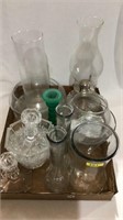 Vases & oil lamp
