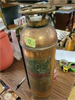 Old Cooper fire extinguisher
