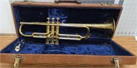 Trumpet with case (engraved yric)