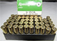39 full & 9 empty .38 special Rem cartridges
