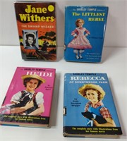 4 Books Incl Jane Withers, The Littlest Rebel, Etc