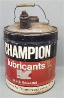 5GAL Champion Lubricants Can