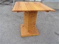 Unique Wooded Table 34 x 36