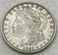 (JJ) 1921 d Silver Morgan Dollar