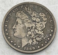 (JJ) 1889 o Silver Morgan Dollar