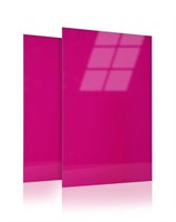 Set of 2 Glossy Opaque Purple Cast Acrylic Sheets