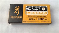 (20) Browning Training&Practice 350 Legend Ammo