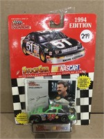 1994 Nascar Dale Jarrett #18 Car, Stand & Card