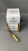 (40) Rnds Reloaded 6.5 Creedmoor Ammo