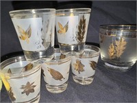 Stunning Mid Century Signed & Etched Glassware